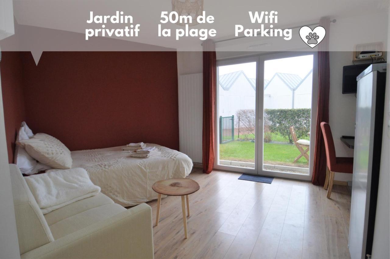 Jardin - A 50M De La Plage - Wifi - Parking Courseulles-sur-Mer Exterior foto